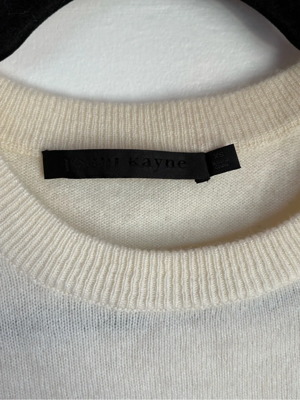 Jenni Kayne Everyday Sweater Natural Oatmeal XS Luxury Minimalist Knit